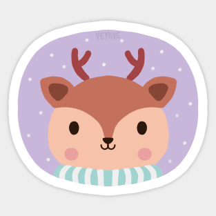 Christmas deer Sticker